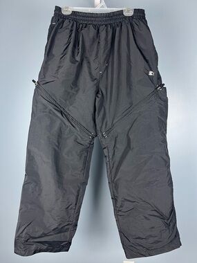 90s vintage Starter nylon zipper track pants *read description*